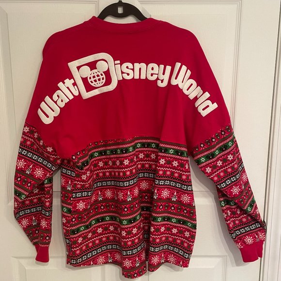 Disney Tops Disney World Spirit Jersey Christmas Holiday Size